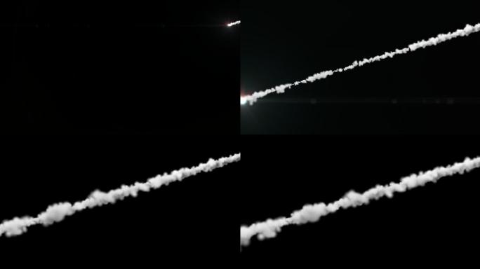 【透明背景】流星彗星拖尾2