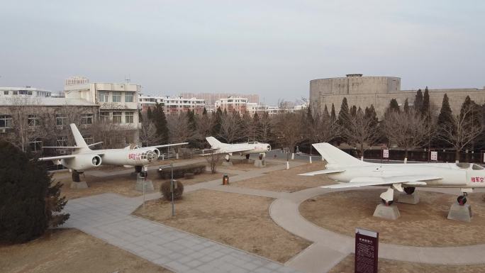 锦州辽沈战役纪念馆航飞机战机拍超清视频素