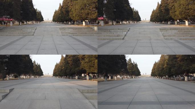 锦州辽烈士陵园航拍超清视频素材