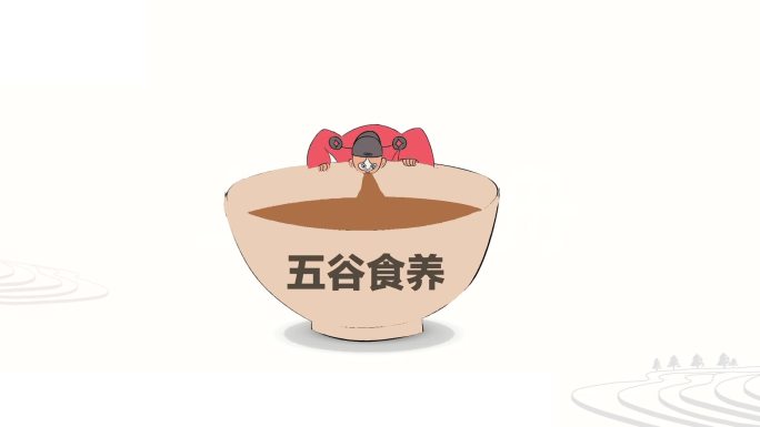 便秘动画原创视频素材