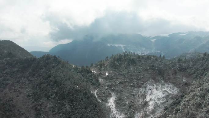 原创实拍大气震撼山峰雪景