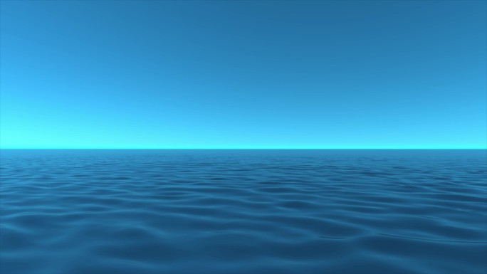 4K蓝色海洋循环舞台背景循环