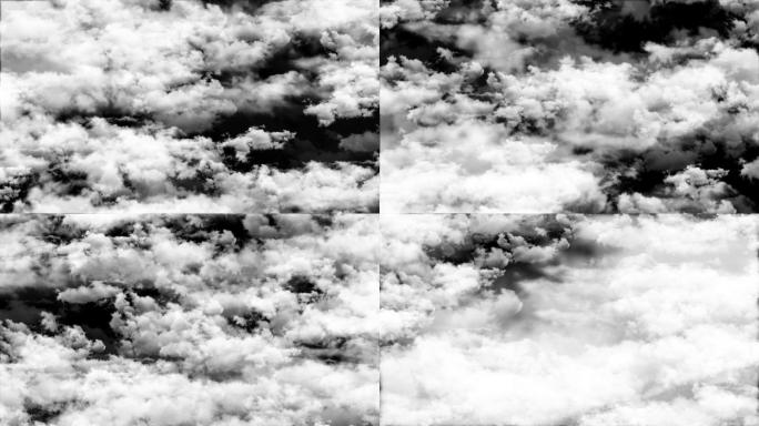 4K透明通道上升的云层视频素材