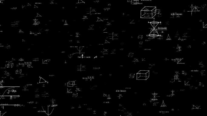 数学公式数学培训机构视频素材