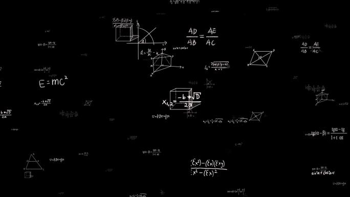 数学公式数学方程式视频带通道