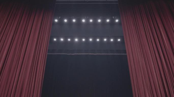 灰度LOG3唯美剧院剧场舞台和观众席