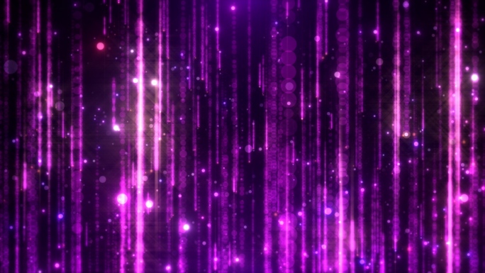 唯美紫色粒子舞台背景视频