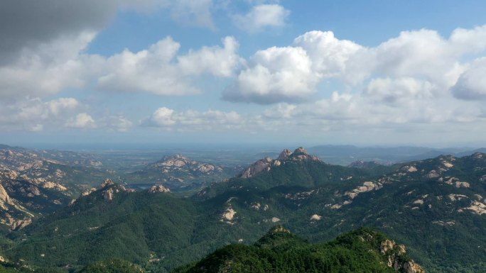 大山白云延时航拍摄影,片头,宣传