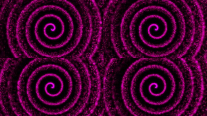 2287 4K粉紫色螺旋浪漫圈圈粒子