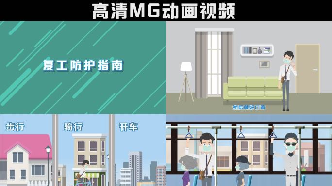 疫情返岗复工MG动画