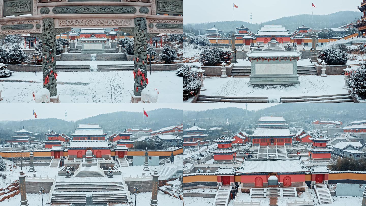 雪后菩提寺