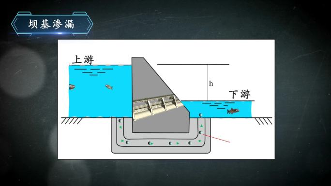 坝基渗漏过程