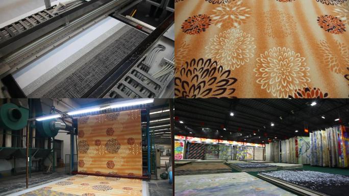 11印花工艺地毯生产