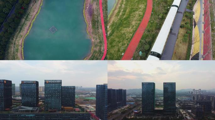 南京未来网络小镇悠谷未来科技城U湖航拍