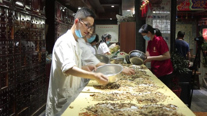 中医馆中医师配药药方配伍陪中