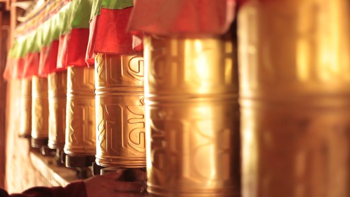 西藏转经筒扎什伦布寺日喀则