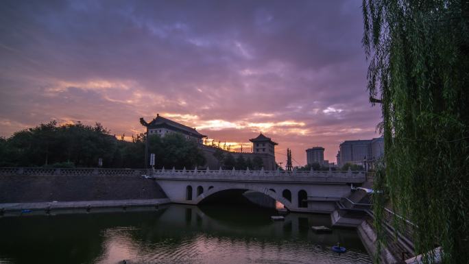 2019年夏天南门日出大景实拍