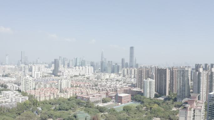 深圳-南山-城市-航拍