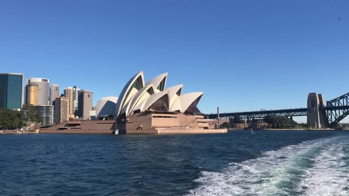 澳大利亚悉尼歌剧院海上观光风景