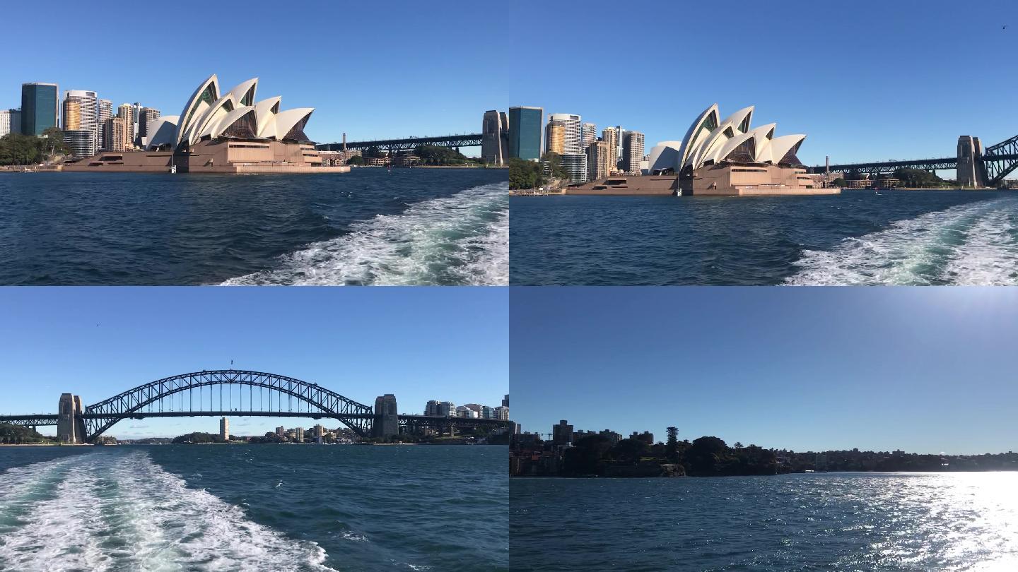 澳大利亚悉尼歌剧院海上观光风景