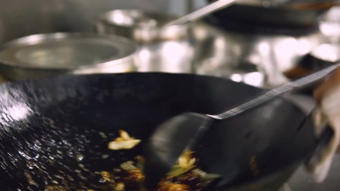 羊蝎子制作美食视频素材