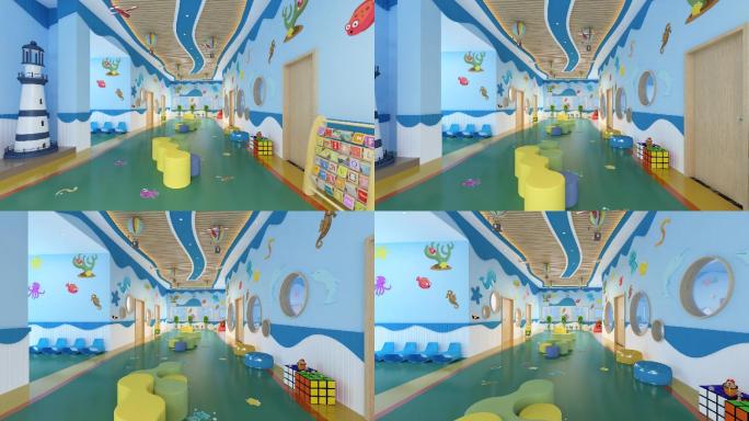 3D动画-幼儿园教室早教中心16