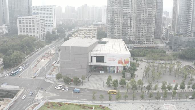 深圳-南山-博物馆-航拍