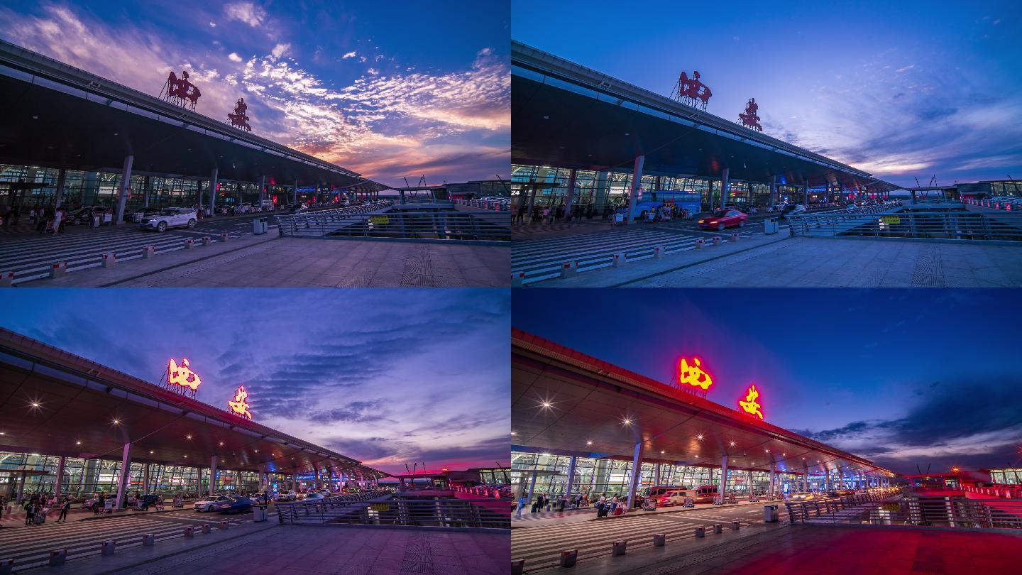 2019年三伏天实拍西安咸阳国际机场