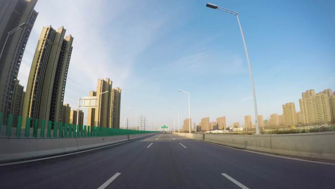 徐州高架快速路视频素材4K