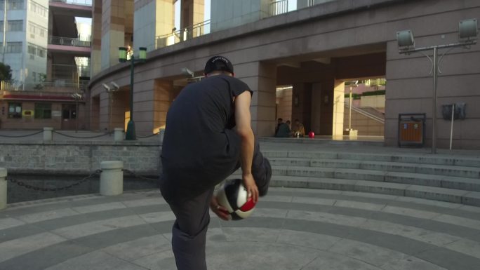 街头篮球花式篮球表演展示