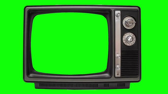 老电视抠像、老电视绿屏抠像