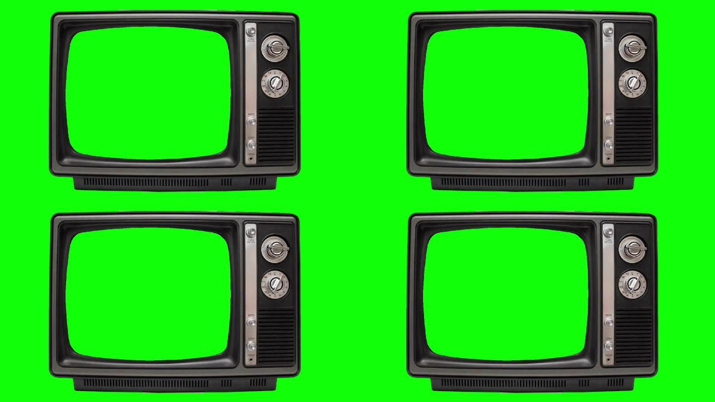 老电视抠像、老电视绿屏抠像