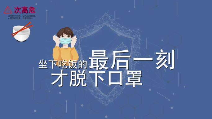 AE模板MG动画新型冠状病毒防控攻坚战