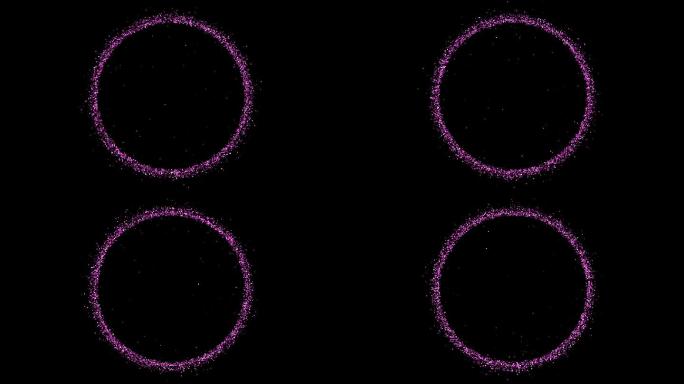 黑洞粒子圈（带透明通道）