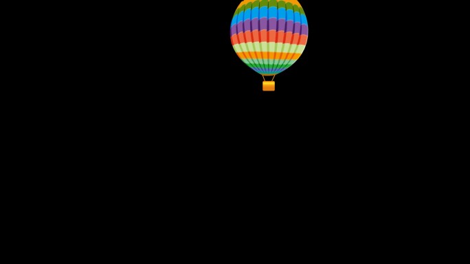 彩色热气球02