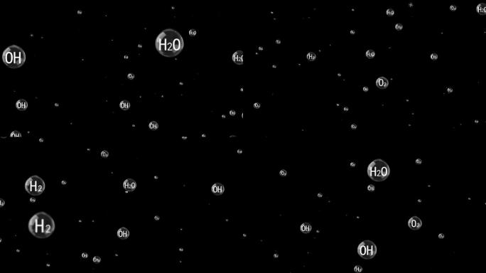 化学分子泡泡-无缝循环带通道