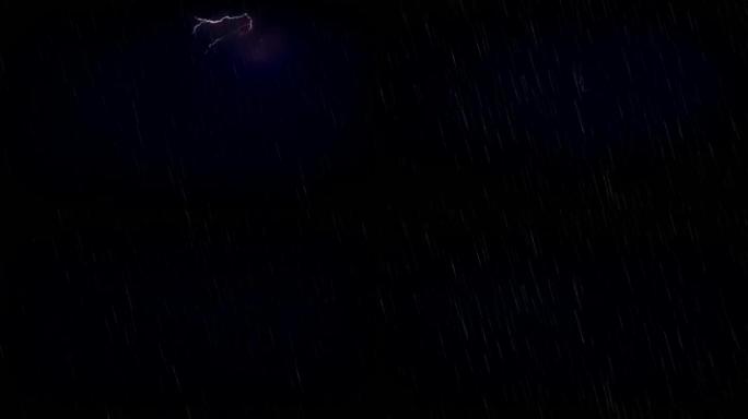 【4k】电闪雷鸣狂风暴雨循环