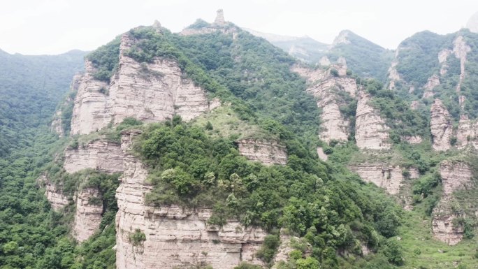 太行山、一线天、云海