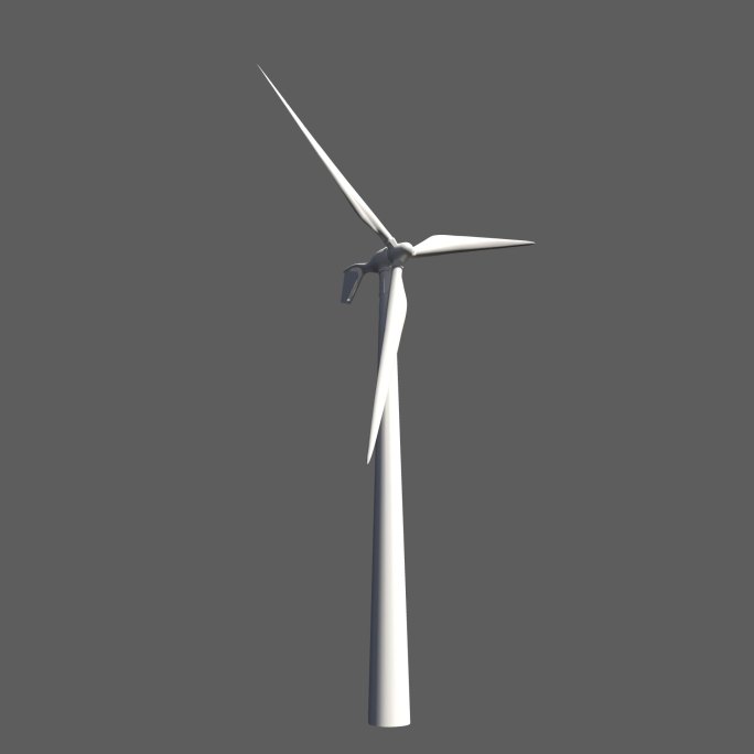风力发电机通道素材
