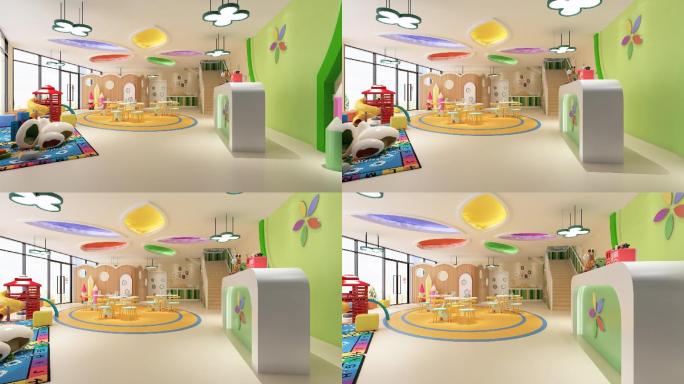3D动画-幼儿园教室早教中心31