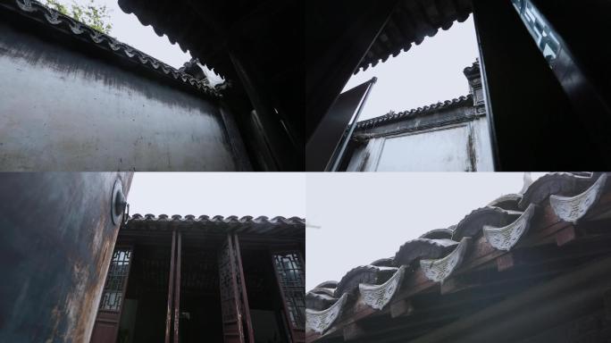 【原创】古建筑下雨