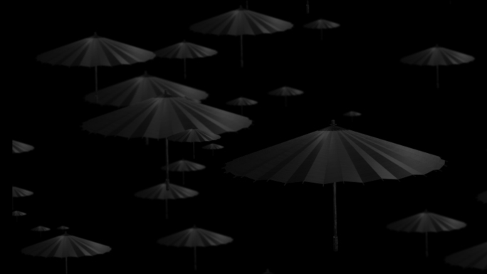 黑伞抑郁背景视频