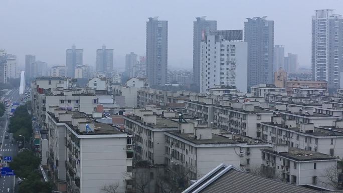 天封塔宁波城市街道