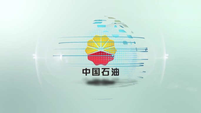 简洁明亮企业logo带音频2
