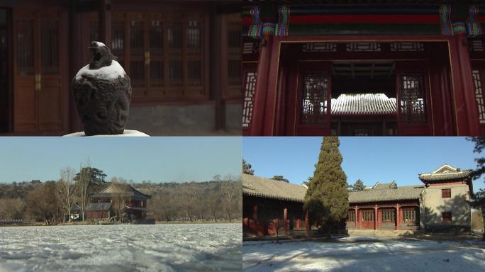 热河避暑山庄雪景