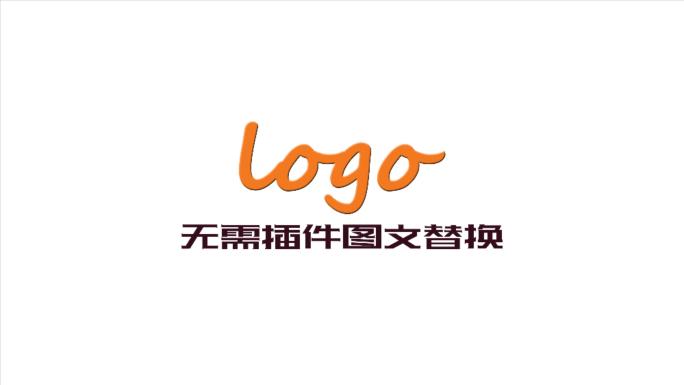 4k简约线条勾画logo