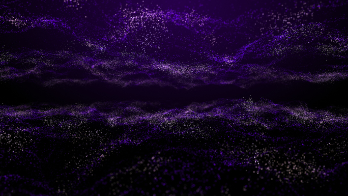 紫色空间粒子4K