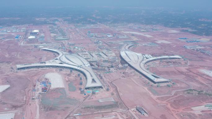 建设中的天府国际机场