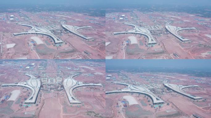 建设中的天府国际机场
