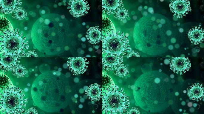 新型冠状病毒背景素材冠状病毒冠状病毒